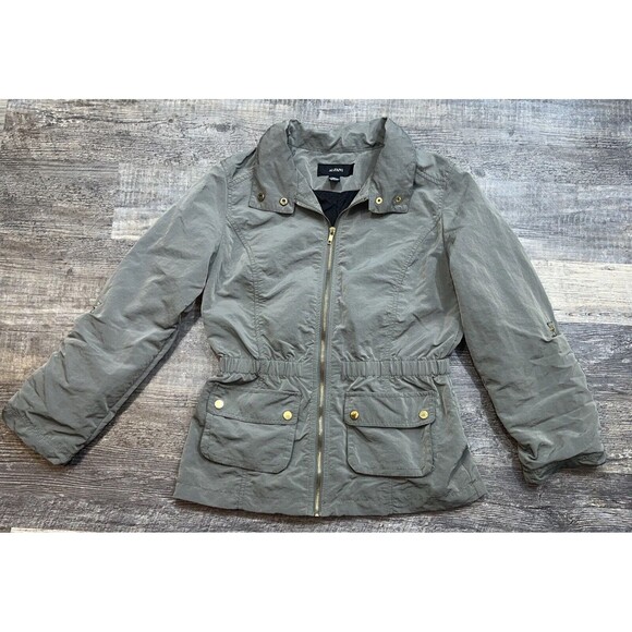Alfani Jacket Women's Gray Non Leather Full Zip Size Small - Picture 12 of 12